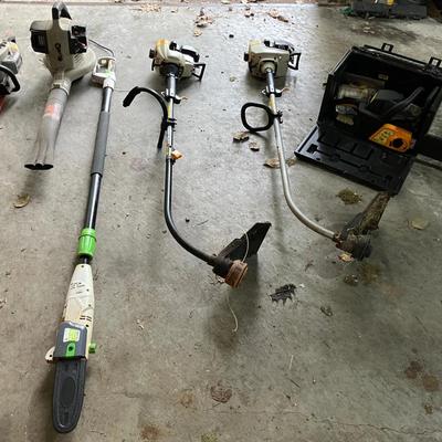 Gas Powered Yard Tools and Electric Pole Saw 