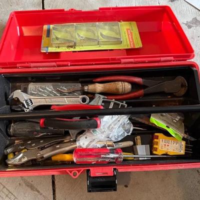 Mils 16” Plastic Tool Box With Contents