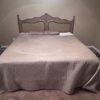 King Size Bed including bedding (Headboard NOT Included)