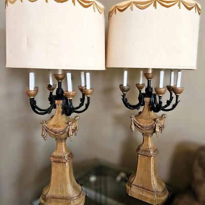 Marbro Candelabrum Lamps