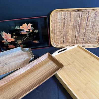 5 Large Charcuterie/Serving Trays