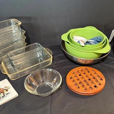 Glass Baking Dishes, Mixing Bowls, Measuring Cups And More!