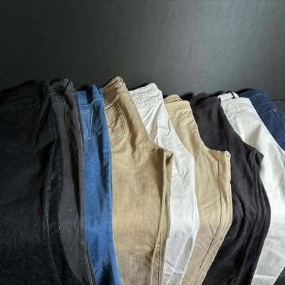 9 pairs of Designer women’s jeans size 14-16