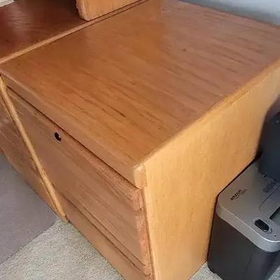 Wooden File Cabinet
