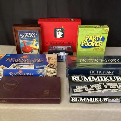 Family Game Night - Scrabble, Pictionary, Sorry and more