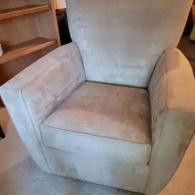 Crate & Barrel Swivel Chair
