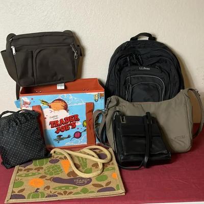 A Lot Of Bags! L.L.Bean, PacSafe, Trader Joes and More
