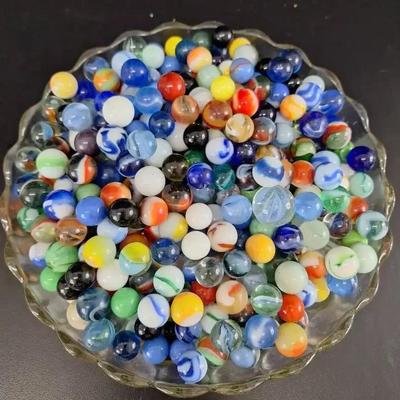 Lot 5 of Collectors Marbles - Uranium 