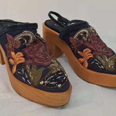 Free People High Heel Shoes - Size 38 Made in India 