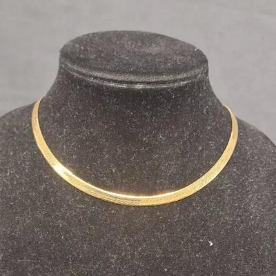 14K Milor Italy Gold 14.5 Chain Necklace - 16g