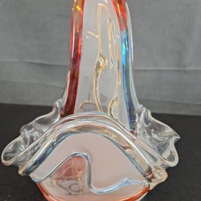 Beautiful Unique Ion Tamaian 1970-1979 Glass Sculpture Signed 