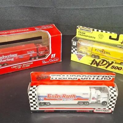 Matchbox Babe Ruth Racing Transporter - Indy 500 Pennzoil - Bill Elliott Limited Edition 1 of 15,000