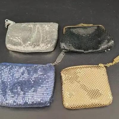 4 Sequin Clutch Whiting and Davis Purses 