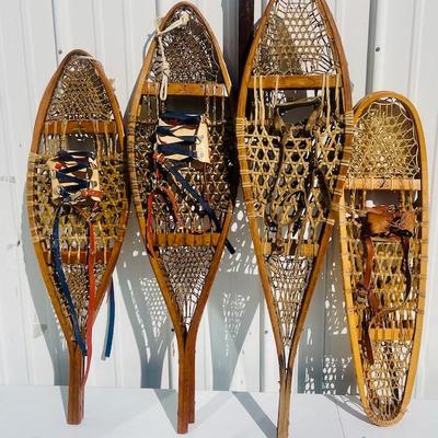 Two Pairs of Vintage Snow Shoes   