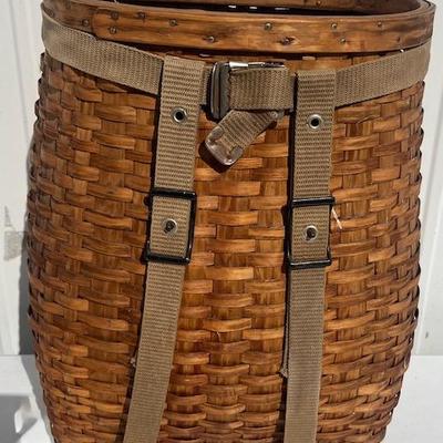 
Split Ash Woven Maine Pack Basket