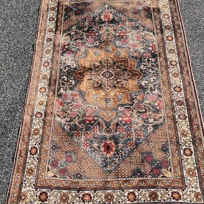 Silk Turkish Oriental Scatter Carpet