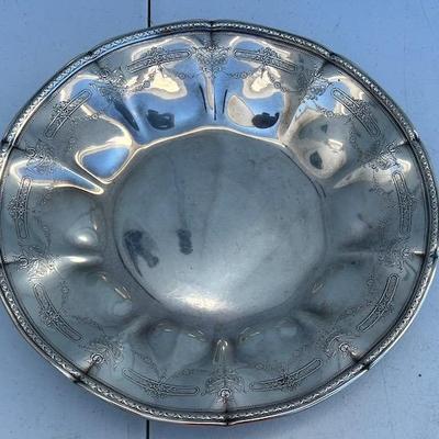 12 1/2" Diameter Sterling Tray 