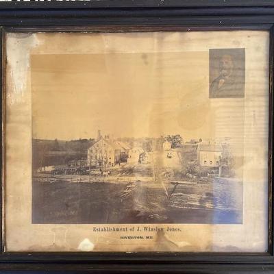 Important Riverton J Winslow Jones Proprietary Photograph  