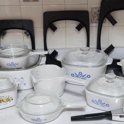 Corning Ware & Serving Cradles (K)