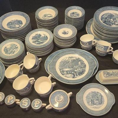 Currier & Ives China Set (DR)