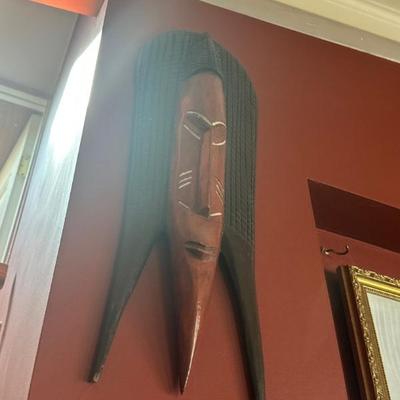 Wooden tribal mask - 3