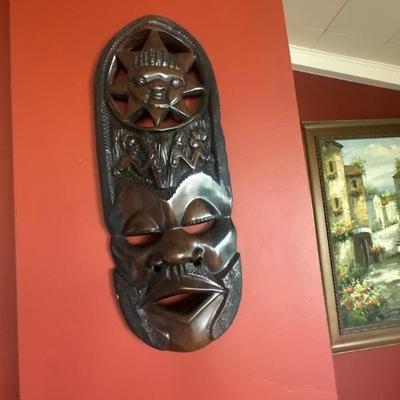 Wooden tribal mask - 1