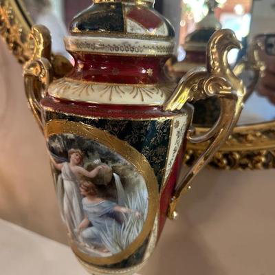 Royal Vienna porcelain vase