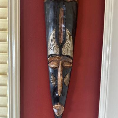 Wooden tribal mask - 4