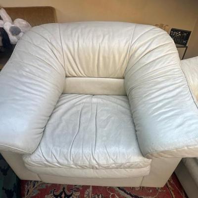 Leather armchairs (close up)