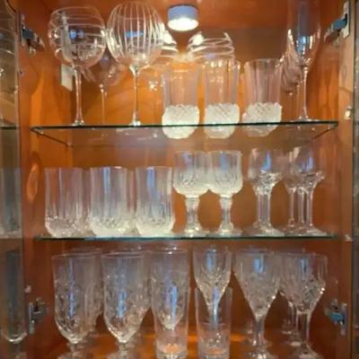 Sparkling Elegance – Massive Crystal Glassware Collection