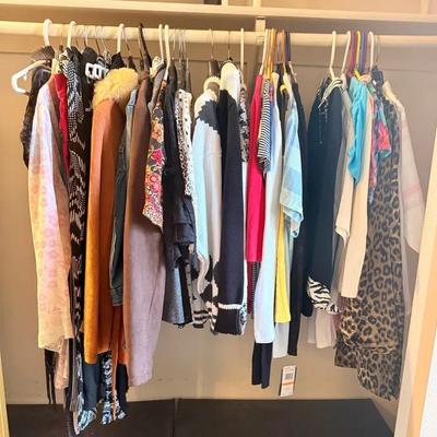 Women’s Clothing (S–M): 1970s Suede Jacket; Free People, Anthropologie, Banana Republic, Ann Tayor