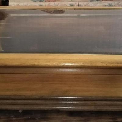 Modern Low-Profile Glass-Top Coffee Table