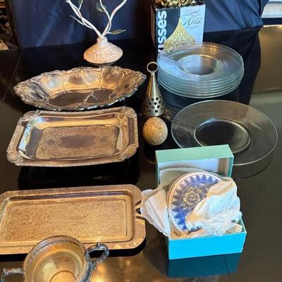 Tiffany & Co. Imari Porcelain Trinket Box + Vintage Silver, Porcelain & Decorative Collectibles