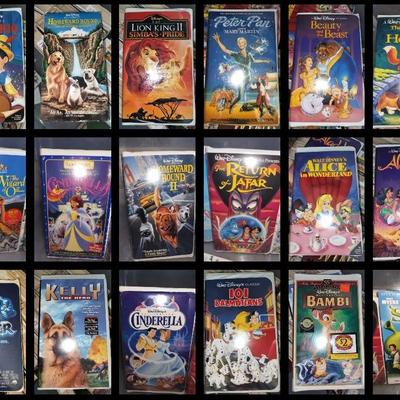 Massive Vintage Disney & Family Classics VHS Collection – 40+ Titles!