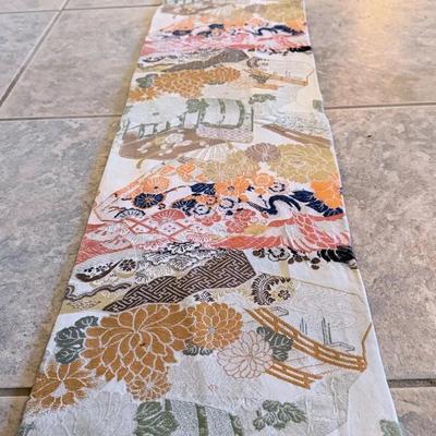 Vintage Japanese Obi – Handwoven Silk Brocade