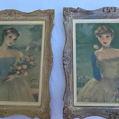 Cydney Grossman Lot Vintage 1950s Youth and Roses & Garden Party