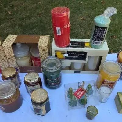 Large Candle Lot