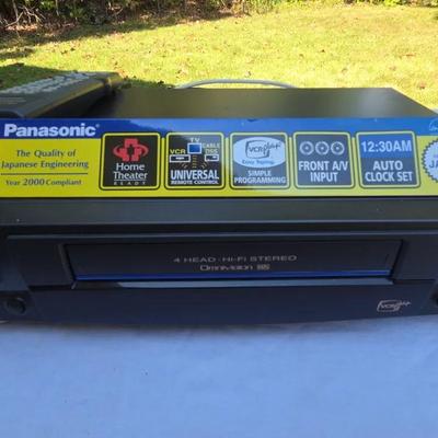 Panasonic VCR With Remote