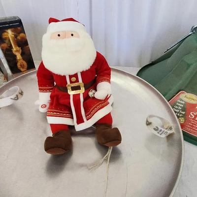 Vintage Sled, Christmas Tree Stand, Avon Candlesticks