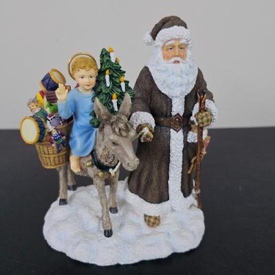 L Lot #B36 - Pipka "St. Nicholas and the Christkind" Figurine, From the "Reflections of Christmas" Collection,...