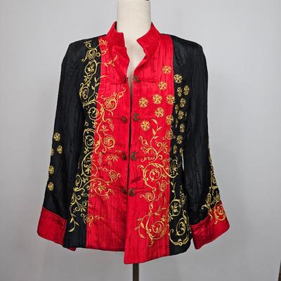 Lot #B60 - Vintage Joni B Oriental-Style Suit Jacket Women's Size M