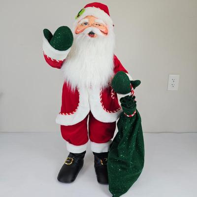 A Lot #B14 - HUGE 30" Vintage Annalee Christmas Santa