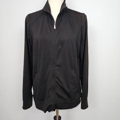 Lot #B90 - Black IZOD Golf Full-Zip Jacket Lightweight Women's Medium