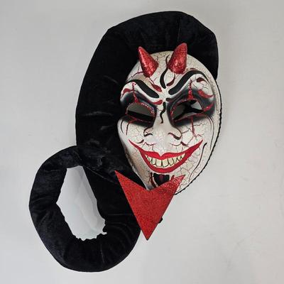 A Lot #B1 - Original Hand Painted Venetian Devil Mask