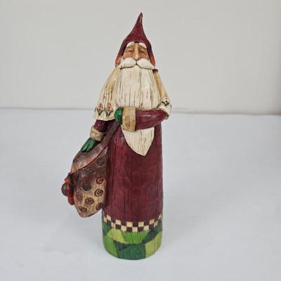 L Lot #B31 - Jim Shore Heartwood Creek Santa Figurine