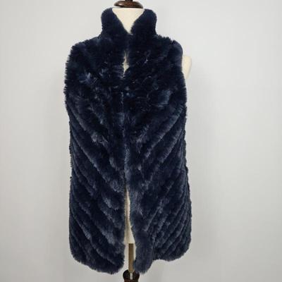 Lot #B106 - Neiman Marcus Faux Fur Vest Women's Size Small