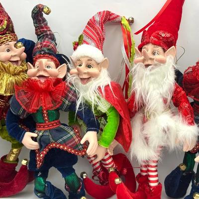 (5) Vintage Style Elves 