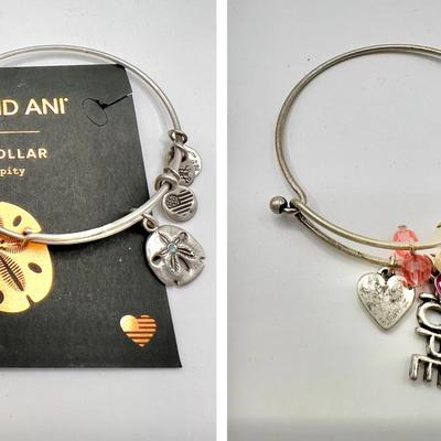 (2) Alex and Ani Charm Bracelets, incl. New with Tags