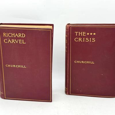 (2) Antique Books by Winston Churchill (American Author) – 1901 Editions