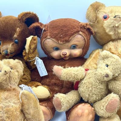 Antique Teddy Bear Lot